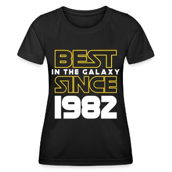 Best of the Galaxy 1982 40 years anniversary - Women's Functional T-Shirt - black - Front - AI Model Female 172 light (172cm)