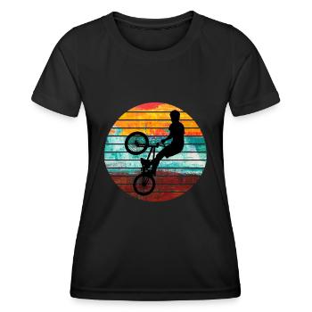 Bmx - T-shirt sport Femme - noir - Devant - AI Model Female 172 light (172cm)