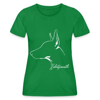 XOLOITZCUINTLI XOLO Chien chien chien nu Wilsigns - T-shirt sport Femme - vert - Devant - AI Model Female 172 dark (172cm)