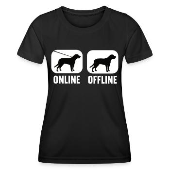 En ligne Hors ligne Broholmer Propriétaire de Broholmer - T-shirt sport Femme - noir - Devant - AI Model Female 172 light (172cm)