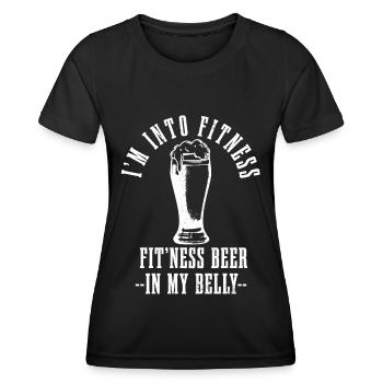 Craft Beer Brewmaster Hops Gift - Women's Functional T-Shirt - black - Front - AI Model Female 172 light (172cm)