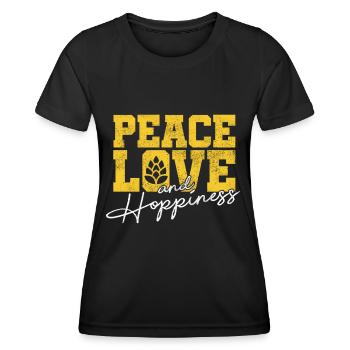 Craft Beer Brewmaster Hops Gift - Women's Functional T-Shirt - black - Front - AI Model Female 172 light (172cm)