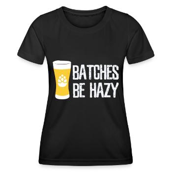 Craft Beer Brewmaster Hops Gift - Women's Functional T-Shirt - black - Front - AI Model Female 172 light (172cm)