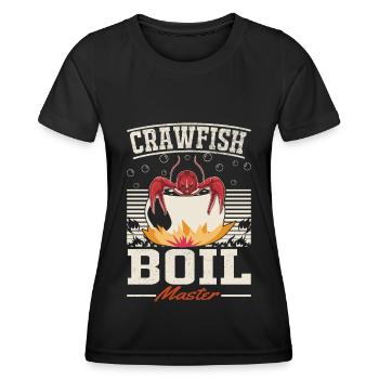 Les crabes cuisinent les maîtres mangeurs d’écrevisses - T-shirt sport Femme - noir - Devant - AI Model Female 172 light (172cm)