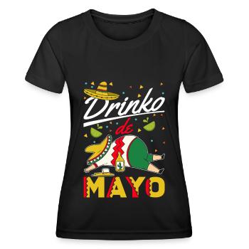 Cinco De Mayo Tequila Drink Mexican Fiesta - Women's Functional T-Shirt - black - Front - AI Model Female 172 light (172cm)