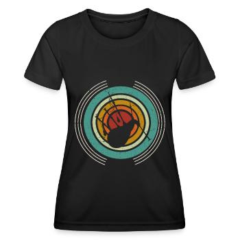 Cornemuse rétro Instrument de musique bruyant - T-shirt sport Femme - noir - Devant - AI Model Female 172 light (172cm)