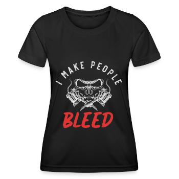 Tattooer Funny Tattoo Artist Tattooist Tattoo - Frauen Funktions-T-Shirt - Schwarz - Vorne - AI Model Female 172 light (172cm)