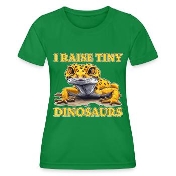 Leopard Gecko Saying Funny Leopard Gecko Gift - Women's Functional T-Shirt - kelly green - Front - AI Model Female 172 dark (172cm)