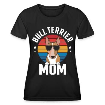 Bullterrier Spruch Lustiges Bullterrier Geschenk - Frauen Funktions-T-Shirt - Schwarz - Vorne - AI Model Female 172 light (172cm)