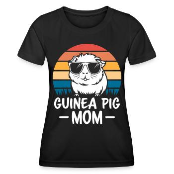 Dicton de cochon d’Inde, Cadeau de cochon d’Inde - T-shirt sport Femme - noir - Devant - AI Model Female 172 light (172cm)