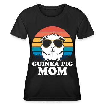 Dicton de cochon d’Inde, Cadeau de cochon d’Inde - T-shirt sport Femme - noir - Devant - AI Model Female 172 light (172cm)