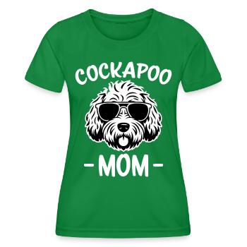 Cockapoo disant maman drôle Cockapoo cadeau - T-shirt sport Femme - vert - Devant - AI Model Female 172 dark (172cm)