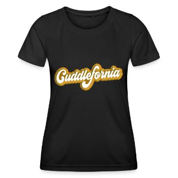 Cuddlefornia cuddlefornia cuddle - Women's Functional T-Shirt - black - Front - AI Model Female 172 light (172cm)