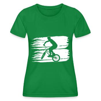 BMX - T-shirt sport Femme - vert - Devant - AI Model Female 172 dark (172cm)