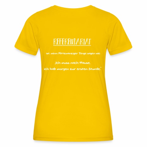 Referendariat zur ersten Stunde - Frauen Funktions-T-Shirt