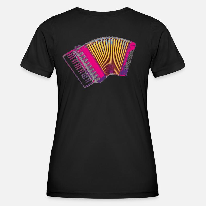 Accordion Colored Chic - Gift - Women's Functional T-Shirt - black