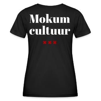 Mokum Culture von Geteisem - Frauen Funktions-T-Shirt - Schwarz - Hinten - AI Model Female 172 light (172cm)