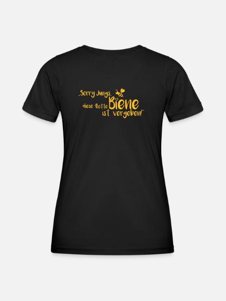Junggesellenabschied flotte Biene - Frauen Funktions-T-Shirt - Schwarz