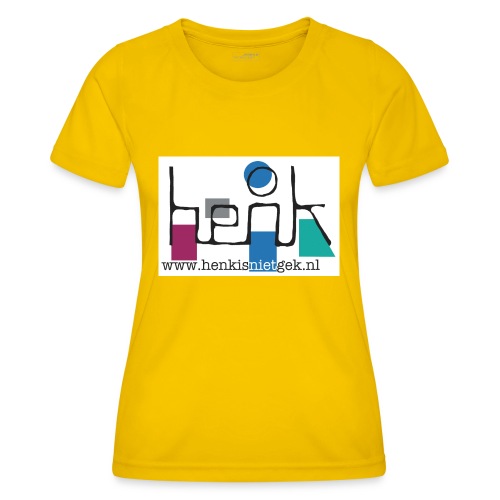 henkisnietgek-logo - Functioneel T-shirt voor vrouwen