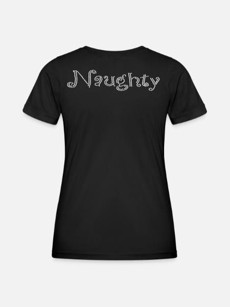 Freches Strass-Design - Frauen Funktions-T-Shirt - Schwarz