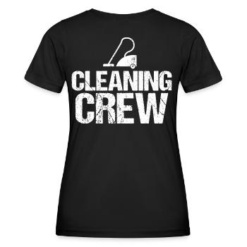 Cleaning Cleaning Cleaning Crew Crew Team Staff - Women's Functional T-Shirt - black - Back - AI Model Female 172 light (172cm)