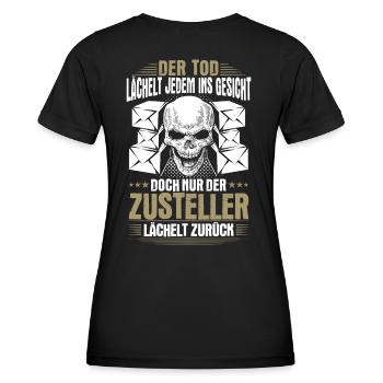 Zusteller Paketzusteller Briefträger Geschenk - Frauen Funktions-T-Shirt - Schwarz - Hinten - AI Model Female 172 light (172cm)