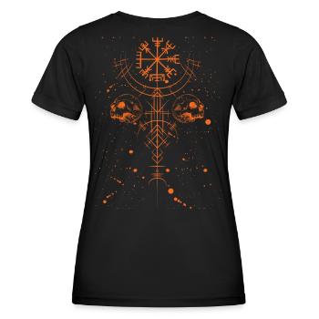 Road to Valhalla - Frauen Funktions-T-Shirt - Schwarz - Hinten - AI Model Female 172 light (172cm)