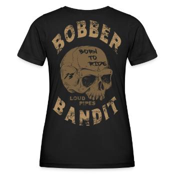Bobber Bandit Gold - Frauen Funktions-T-Shirt - Schwarz - Hinten - AI Model Female 172 light (172cm)