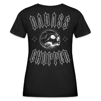 BADASS CHOPPER - Frauen Funktions-T-Shirt - Schwarz - Hinten - AI Model Female 172 light (172cm)