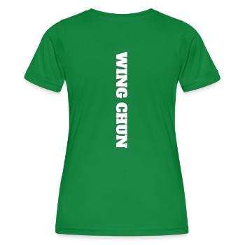 Wing Chunt shirt - Women's Functional T-Shirt - kelly green - Back - AI Model Female 172 dark (172cm)