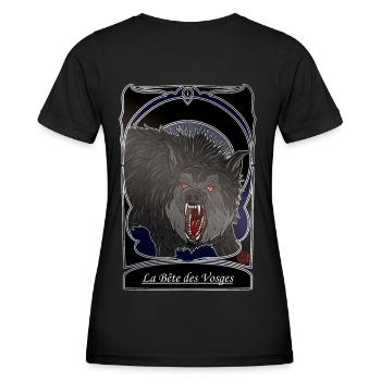 La Bete des Vosges - folklore Vosges - Frauen Funktions-T-Shirt - Schwarz - Hinten - AI Model Female 172 light (172cm)