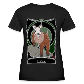 Le Dahu - folklore francais - T-shirt sport Femme - noir - Dos - AI Model Female 172 light (172cm)