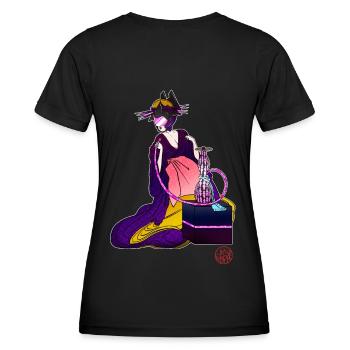 Bijinga Femme futuriste et shisha - T-shirt sport Femme - noir - Dos - AI Model Female 172 light (172cm)