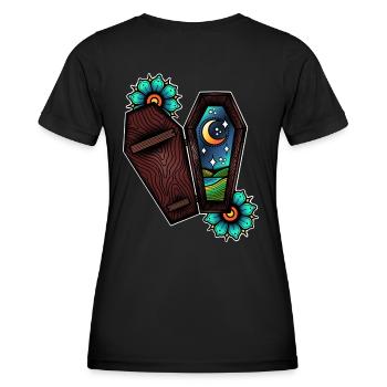 Ça va être tout noir - T-shirt sport Femme - noir - Dos - AI Model Female 172 light (172cm)