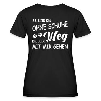 Treuer Begleiter - Hunde - Frauen Funktions-T-Shirt - Schwarz - Hinten - AI Model Female 172 light (172cm)