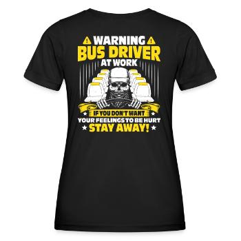 Bus Driver Driver School Bus Bus Gift - Women's Functional T-Shirt - black - Back - AI Model Female 172 light (172cm)