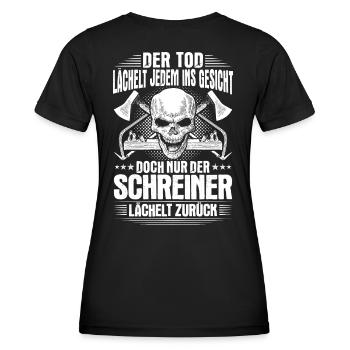 Schreiner Schreinerei Schreinerin Schreinern - Frauen Funktions-T-Shirt - Schwarz - Hinten - AI Model Female 172 light (172cm)