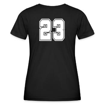 23 Dos numéro de football football numéro de football - T-shirt sport Femme - noir - Dos - AI Model Female 172 light (172cm)