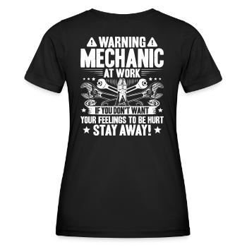 Mechanic Mechanic Mechanics Mechanic - Women's Functional T-Shirt - black - Back - AI Model Female 172 light (172cm)