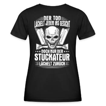Stuckateur Gipser Stukkateur Verputzer Geschenk - Frauen Funktions-T-Shirt - Schwarz - Hinten - AI Model Female 172 light (172cm)