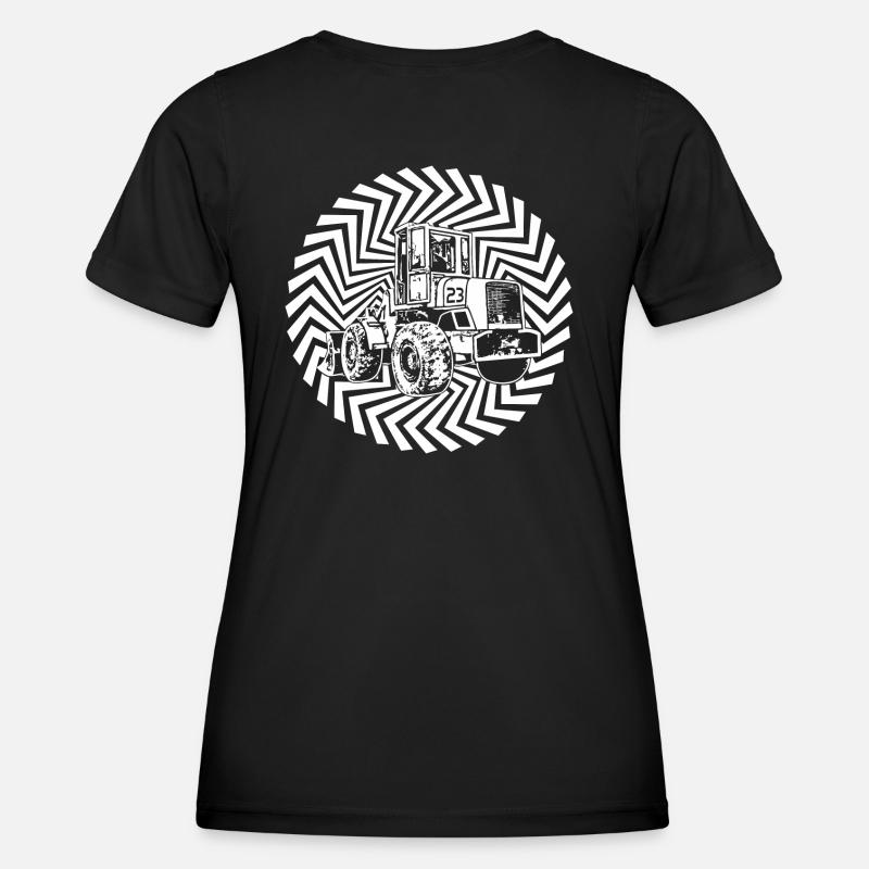 Wheel loader 23 - Women's Functional T-Shirt - black