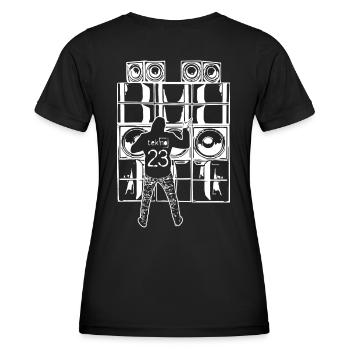 TEKNO 23 SOUNDSYSTEM - 2022 - Frauen Funktions-T-Shirt - Schwarz - Hinten - AI Model Female 172 light (172cm)