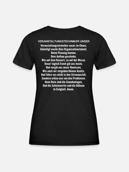 Veranstaltungstechniker Event Technician - Frauen Funktions-T-Shirt - Schwarz