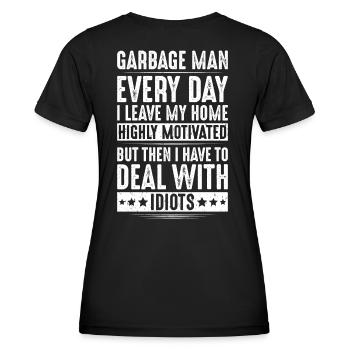 Specialist for recycling and waste management - Women's Functional T-Shirt - black - Back - AI Model Female 172 light (172cm)