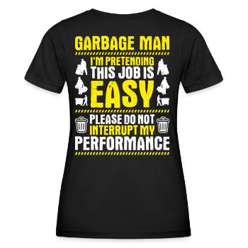 Specialist for recycling and waste management - Women's Functional T-Shirt - black - Back - AI Model Female 172 light (172cm)