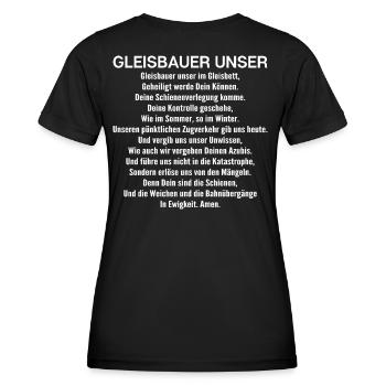Gleisbauer Schienenarbeiter Gleisbau Track Laborer - Frauen Funktions-T-Shirt - Schwarz - Hinten - AI Model Female 172 light (172cm)
