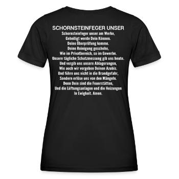 Schornsteinfeger Kaminkehrer Chimney Sweep - Frauen Funktions-T-Shirt - Schwarz - Hinten - AI Model Female 172 light (172cm)