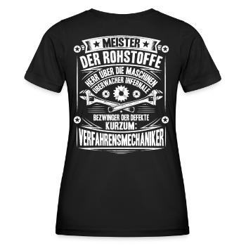 Verfahrensmechaniker Verfahrensmechanikerin - Frauen Funktions-T-Shirt - Schwarz - Hinten - AI Model Female 172 light (172cm)