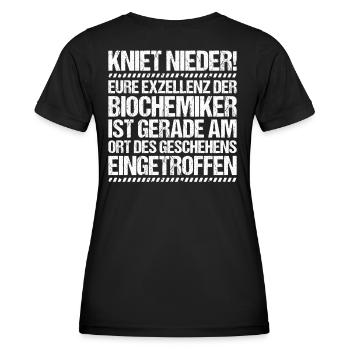 Biochemiker Biochemie Biochemistry Biochemist - Frauen Funktions-T-Shirt - Schwarz - Hinten - AI Model Female 172 light (172cm)