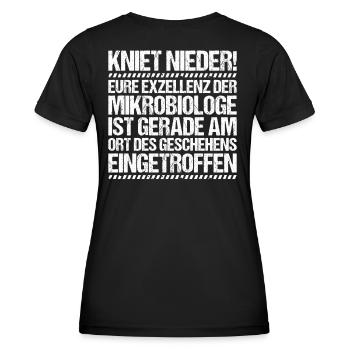 Mikrobiologie Mikrobiologe Biologie Biologe - Frauen Funktions-T-Shirt - Schwarz - Hinten - AI Model Female 172 light (172cm)